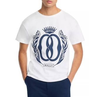 Bally Emblem Print Short Sleeve Graphic T-Shirt, Size Large