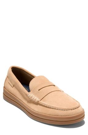 Cole Haan Pinch Long Weekend Penny Loafer in Ch Buckwheat Suede /Gum at Nordstrom, Size 11.5