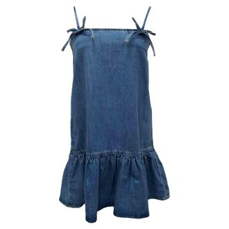 Ganni Ganni Tint Mini Dress in Light Blue Denim