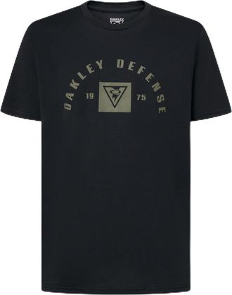 Oakley Mens Si Defense Arch Tee, Black, Medium