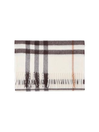 Burberry Womens Scarfs White Cashmere