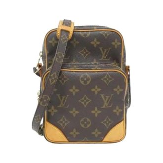 Louis Vuitton Pre-owned Cross Body Bags, female, Brown, Size: ONE SIZE Pre-owned Vintage Monogram Shoulder Bag