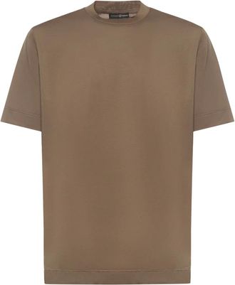 Giuliano Galiano T-Shirts - Heren - T-shirts - Bruin - L - Tops