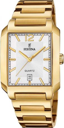 Festina F20678-2 Mens On The Square Watch - Gold - One Size