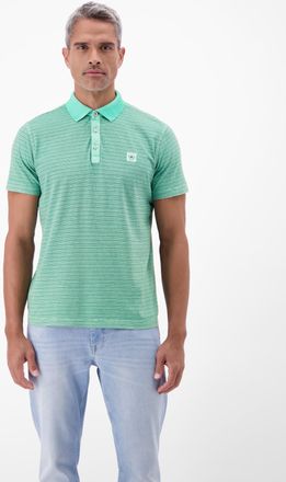 Lerros Poloshirt LERROS Poloshirt mit Fineliner-Optik, 100 % Baumwolle, Herren, Gr. XXL, mint water, 100% Baumwolle, ohne Ausschnitt, Shirts Poloshirt