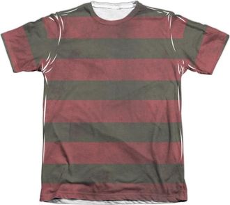 Gildan Nightmare On Elm Street Freddy Sweater Adult Poly/Cotton Short Sleeve Tee / T-Shirt