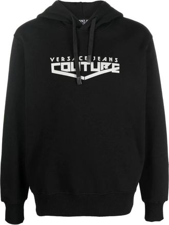 Versace Jeans Couture Hoodies - Heren - Hoodies - Zwart - M - Katoen - Hoodies & sweatvesten