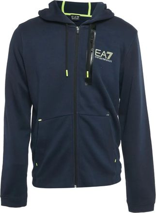 Emporio Armani Felpa con cappuccio e zip - Blu
