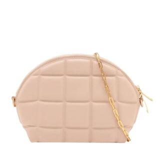 Bottega Veneta Pre-owned Cross Body Bags, female, Pink, Size: ONE SIZE Pre-owned Half Moon