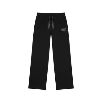 Freddy Pantaloni Sportivi Donna Wide Leg in Felpa Freddy