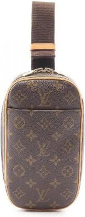 Louis Vuitton Pre-owned Pochette Gange Monogram heuptas - Heren - Vintage Schoudertas - Bruin - ONE Size - Leer - Vintage