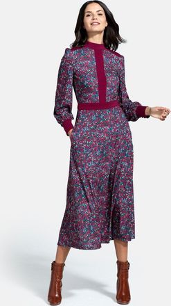 Hot Squash Panelled Midi Dress