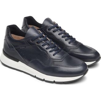 Nero Giardini Low Top Sneaker in Navy at Nordstrom, Size 10-10.5Us