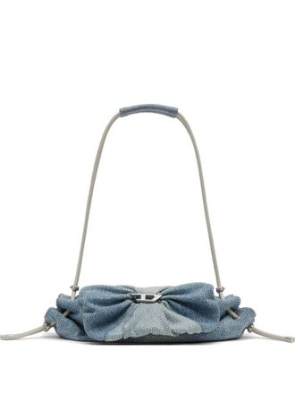 Diesel Denim Scrunch-D Large Shoulder Bag