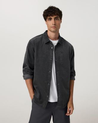 Vuori Clothing Long Sleeve Optimist Button Down | Dark Salt | Medium