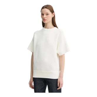 Remain Truien & Vesten, Dames, Wit, M, Katoen, Gebreid T-shirt