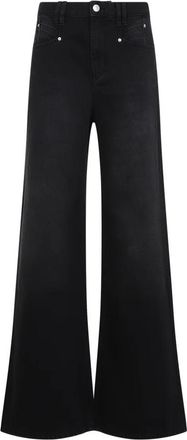 Isabel Marant Lemony Broek - Dames - Loose Fit Jeans - Zwart - M - Denim - Jeans