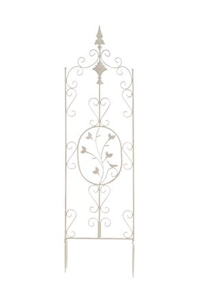 Clp Reja Outdoor De Metal Burgus Decorativa Crema Antiguo