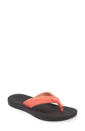 Sanuk Cosmic Aquarius Water Friendly Flip Flop in Fusion Coral at Nordstrom, Size 9