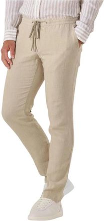 Alberto Beige Chino Broeken 6267 1528 - Heren - Slim Fit Broeken - Beige - W38 L32 - Broeken