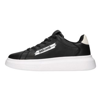 Just Cavalli Schoenen, Heren, Zwart, 44 EU, Leer, Fondo Ursa Dis. 2 Sneakers