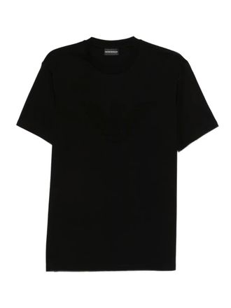 Emporio Armani T-shirt met ronde hals - Zwart