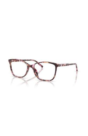 Dolce & Gabbana 52mm Rectangle optical glasses in Pink at Nordstrom