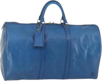 Louis Vuitton Pre-owned Weekend Bags, female, Blue, Size: ONE SIZE Pre-owned Vintage Weekend Bag