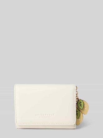 Seidenfelt Manufaktur Portemonnaie in Leder-Optik Modell Ilmi in Offwhite, Gr&ouml;&szlig;e 1