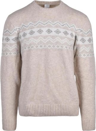 Eleventy Truien & Vesten, Heren, Veelkleurig, L, Polyester, Maglione Girocollo