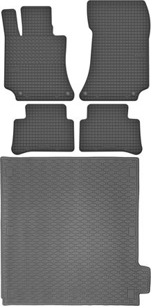 OEM Juego De Alfombrillas De Goma Para Coche Y Maletero Para Mercedes Clase E W212 Familiar (2009-2016)