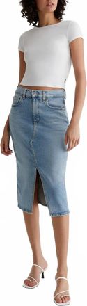 AG - Adriano Goldschmied Alicia Skirt In Eclipsed