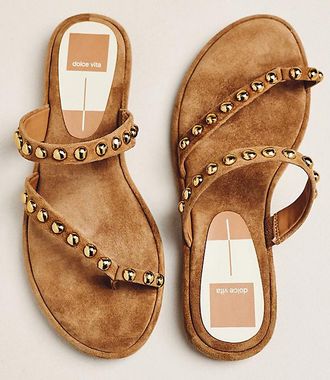Dolce Vita Amary Studded Toe-Loop Sandals