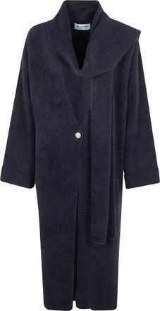 Blugirl Fur Long Knit Cardigan
