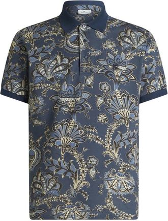 Etro Polo Shirt - Heren - Polos - Veelkleurig - 2XL - Katoen - Tops