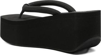 Alexander Wang Platform Thong Sandals - Black