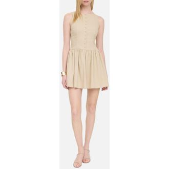 Blu Pepper Drop Waist Minidress in Khaki at Nordstrom Rack, Size Medium