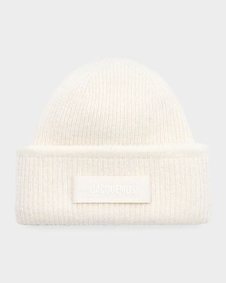 Jacquemus The Grosgrain Logo Beanie