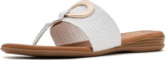 Andr&eacute; Assous Nixi Womens Wedge Shoes White : 10 M