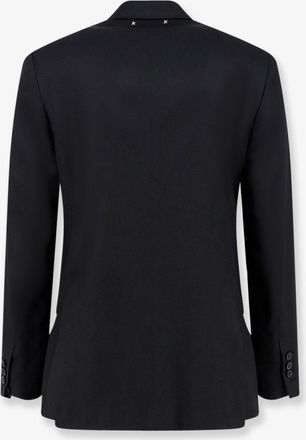 Golden Goose Mens Blazer Dave Virgin Wool Black Blazers Jacket