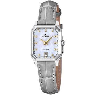 Lotus Lotus, Accessoires, Dames, Grijs, ONE Size, Roestvrijstalen horloge
