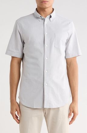 Reigning Champ Oxford Prep Shirt in Light Grey at Nordstrom Rack, Size X-Large