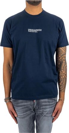 Emporio Armani T-shirt - Dames - T-shirts - Blauw - S - Tops