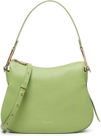 Coccinelle Kleine Magie Soft schoudertas - Groen