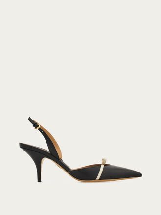 Ferragamo Women Mini bow slingback Black Size 10.5