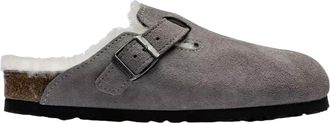 Birkenstock Boston VL / Shearling Stone Coin 1017651 Womens