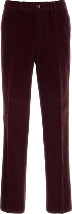 Fendi Maroon Regular Trousers