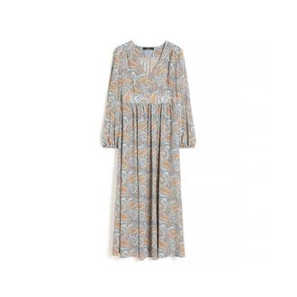 Max Mara Dames, Jurken, Veelkleurig, Maat: 2XL Zijde