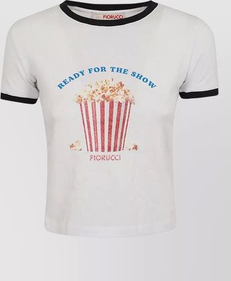 Fiorucci cotton popcorn print baby t-shirt