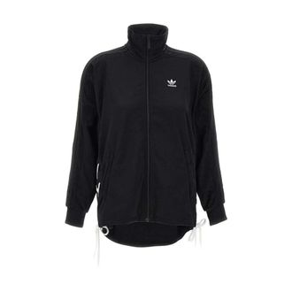 adidas Zip-through Hoodie - Dames - Sportshirts - Zwart - XL - Katoen - Fitness
